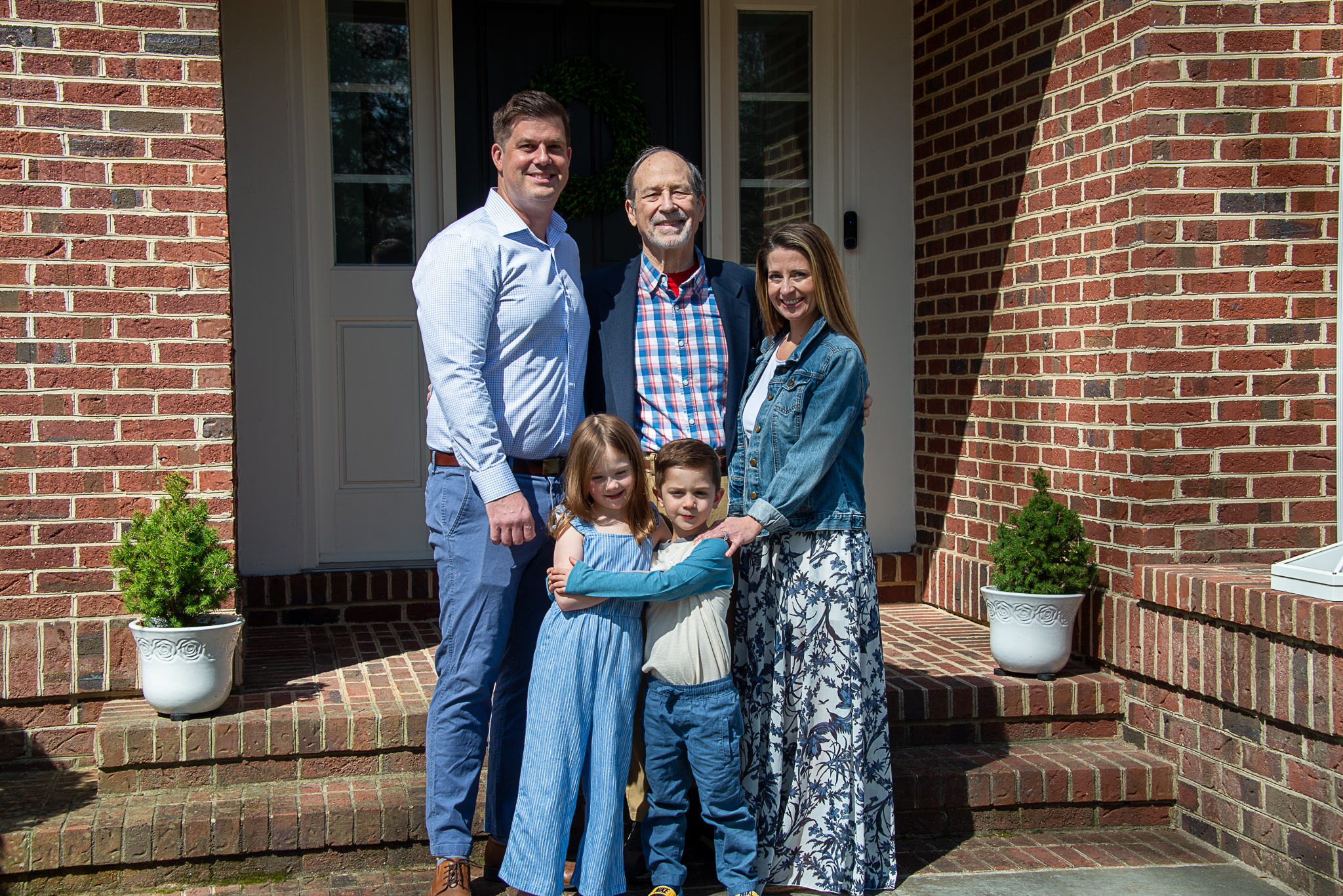 Three generations of the Smith family in McLean